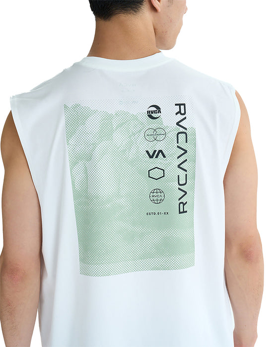 OUTLET】RVCA メンズ RVCA HALF TONE SFTT サーフタンクトップ