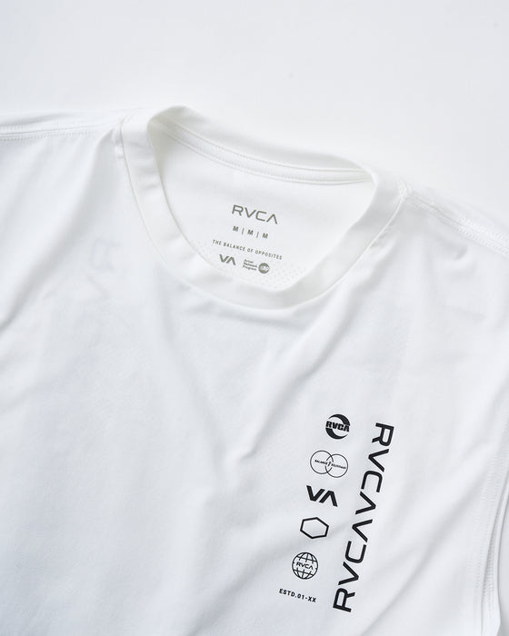 RVCA メンズ RVCA HALF TONE SFTT サーフタンクトップ 【2025年夏モデル】 WHT / XL