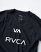 RVCA メンズ 【VA SPORT】 VA RVCA RASH LS 長袖ラッシュガード 【2025年夏モデル】 BLK / XL