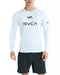 RVCA メンズ 【VA SPORT】 VA RVCA RASH LS 長袖ラッシュガード 【2025年夏モデル】 WHT / XL