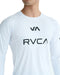 RVCA メンズ 【VA SPORT】 VA RVCA RASH LS 長袖ラッシュガード 【2025年夏モデル】 WHT / XL
