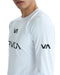 RVCA メンズ 【VA SPORT】 VA RVCA RASH LS 長袖ラッシュガード 【2025年夏モデル】 WHT / XL