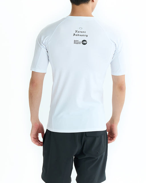 RVCA メンズ 【VA SPORT】 VA RVCA RASH SS ラッシュガード 【2025年夏モデル】 WHT / XL