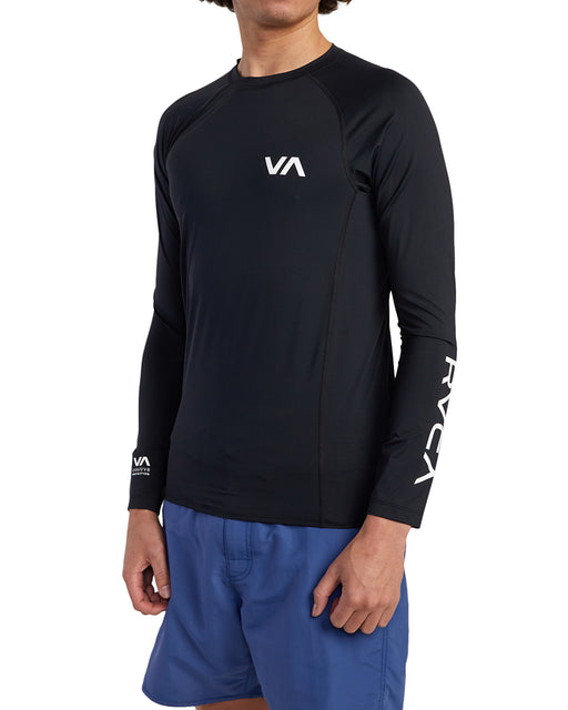 RVCA メンズ 【VA SPORT】 RVCA LS RASHGUARD 長袖ラッシュガード 【2025年夏モデル】 BL2 / XL
