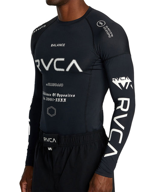 RVCA メンズ 【VA SPORT】 SPORT RASHGUARD LS 長袖ラッシュガード 【2025年夏モデル】 KVM6 / XL