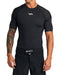 RVCA メンズ 【VA SPORT】 SPORT RASHGUARD SS ラッシュガード 【2025年夏モデル】 BLK / XL