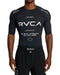 RVCA メンズ 【VA SPORT】 SPORT RASHGUARD SS ラッシュガード 【2025年夏モデル】 KVM6 / XL