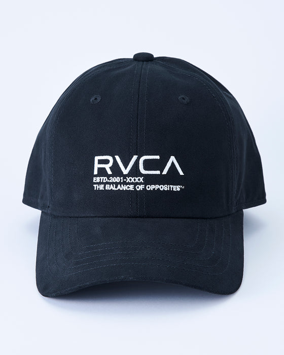 RVCA メンズ BALANCE CREST CAP キャップ 【2025年夏モデル】 BLK / F