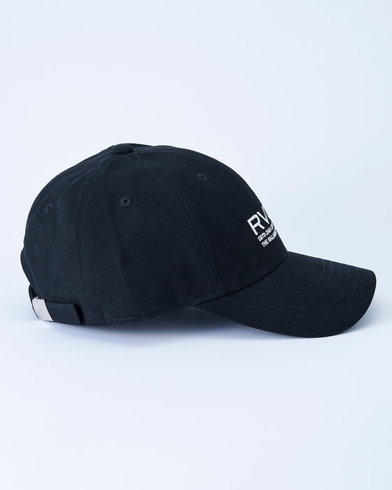 RVCA メンズ BALANCE CREST CAP キャップ 【2025年夏モデル】 BLK / F