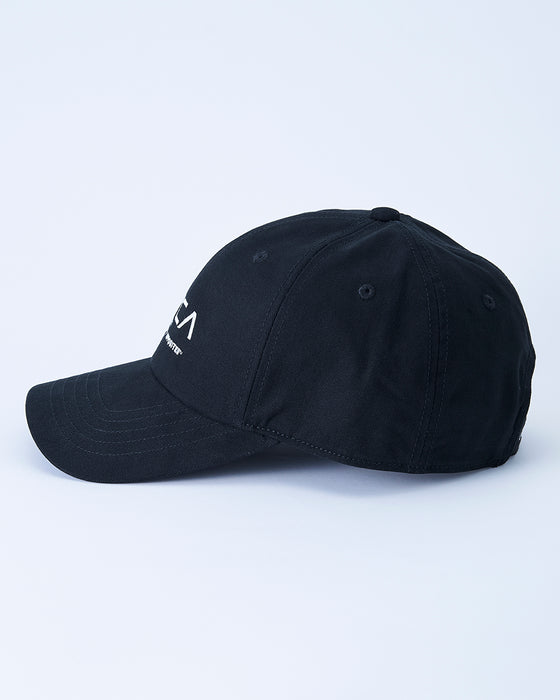 RVCA メンズ BALANCE CREST CAP キャップ 【2025年夏モデル】 BLK / F