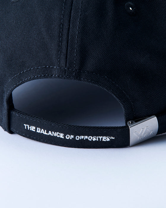 RVCA メンズ BALANCE CREST CAP キャップ 【2025年夏モデル】 BLK / F