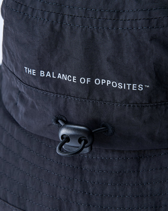 RVCA メンズ BALANCE SUN SHADE BUCKET HAT キャップ 【2025年夏モデル】 BLK / F