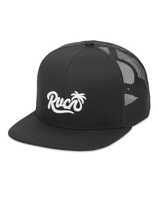 OUTLET】RVCA メンズ FROND SCRIPT TRUCKER キャップ 【2025年夏モデル】