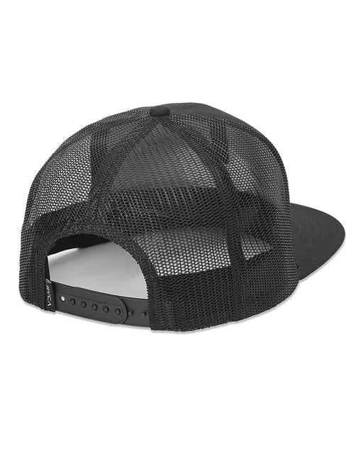 RVCA メンズ FROND SCRIPT TRUCKER キャップ 【2025年夏モデル】 BLK / F