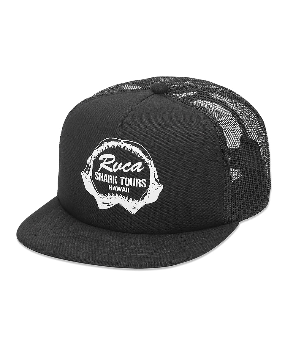 OUTLET】RVCA メンズ 【HAWAII】 SHARK TOURS FOAMY TRUCKER キャップ