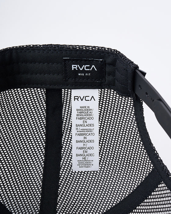 【OUTLET】【オンライン限定】RVCA メンズ VA ATW CURVED BRIM TRUCKER キャップ 【2025年夏モデル】