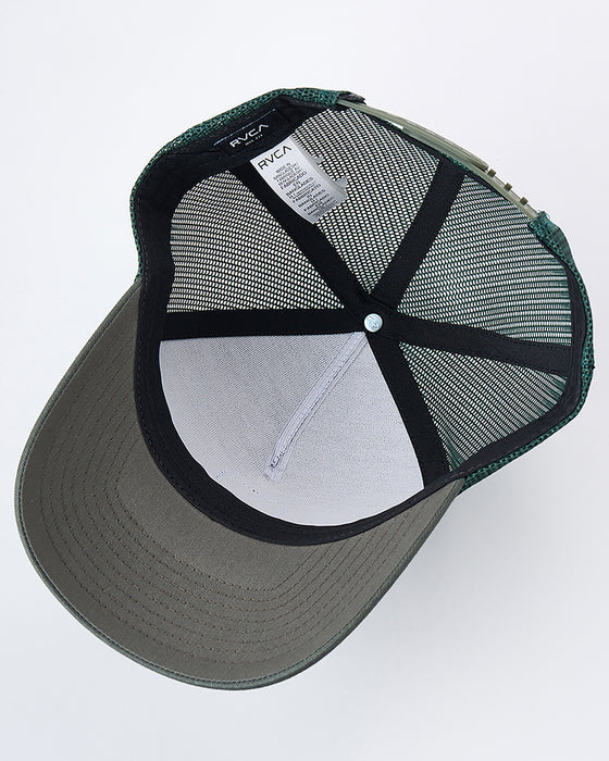 【OUTLET】【オンライン限定】RVCA メンズ VA ATW CURVED BRIM TRUCKER キャップ 【2025年夏モデル】