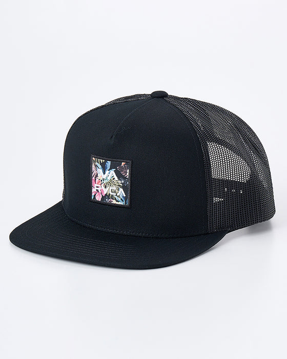 【OUTLET】【オンライン限定】RVCA メンズ VA ATW PRINT TRUCKER キャップ 【2025年夏モデル】