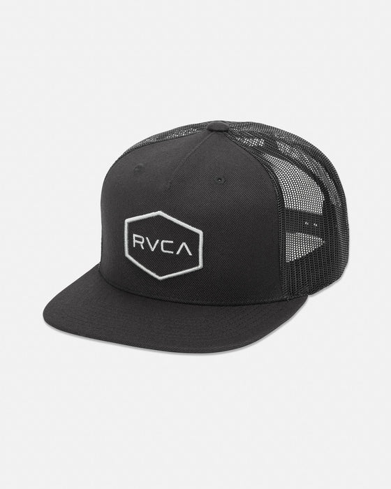 【OUTLET】RVCA メンズ COMMONWEALTH TRUCKER キャップ 【2025年夏モデル】