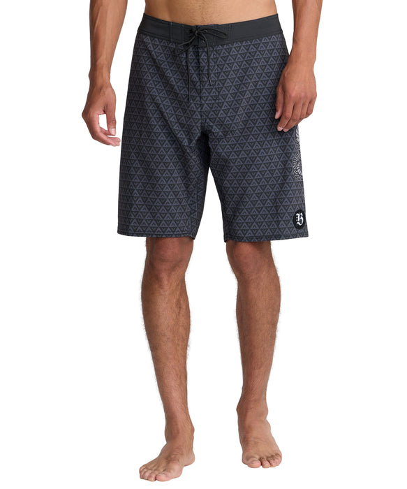 【OUTLET】RVCA メンズ BARRON SNAKE 19 ボードショーツ 【2025年冬モデル】