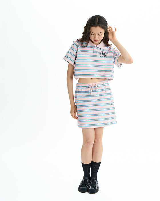 RVCA レディース THAT BALANCE PIQUE SHIRTS 半袖シャツ 【2025年夏モデル】 MEK0 / L