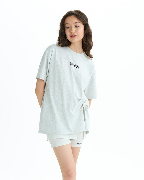RVCA レディース WILD RVCA LOOSEFIT ST Tシャツ 【2025年夏モデル】 GRY / L