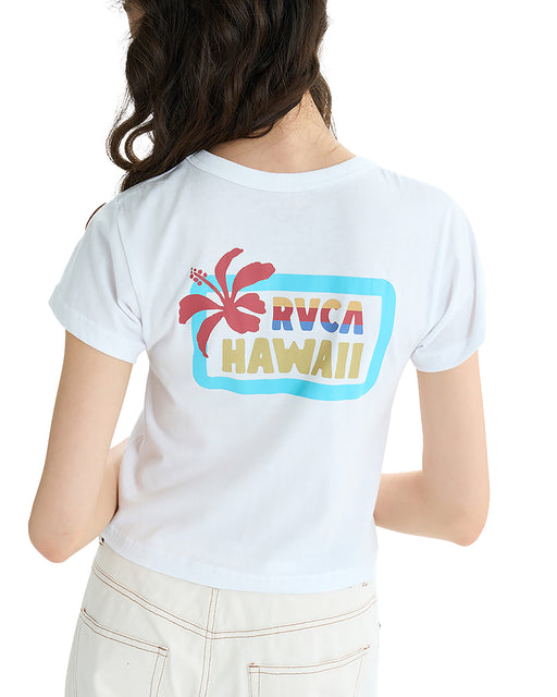 RVCA レディース PARADISE BABY ST Tシャツ 【2025年夏モデル】 WHT / L