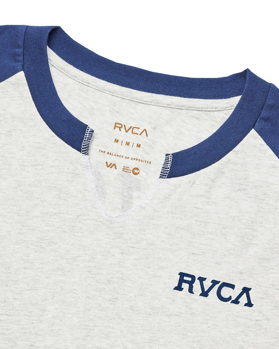 RVCA レディース TAOS CROPPED RAGLAN ST Tシャツ 【2025年夏モデル】 GRY / L