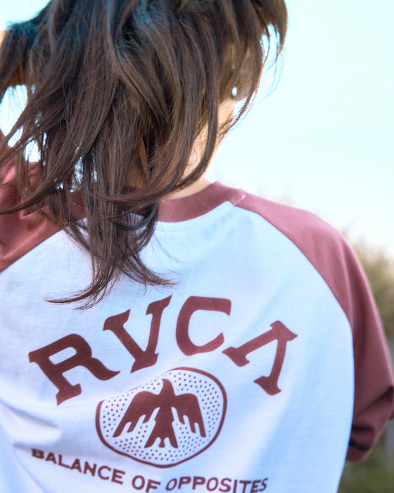 【OUTLET】RVCA レディース TAOS CROPPED RAGLAN ST Tシャツ 【2025年夏モデル】