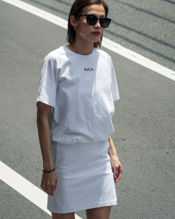 【OUTLET】RVCA レディース MINI RVCA RAGLAN TEE DRESS ワンピース 【2025年夏モデル】