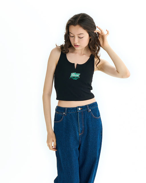 RVCA レディース ONSHORE RIBBED TT タンクトップ 【2025年夏モデル】 BLK / L