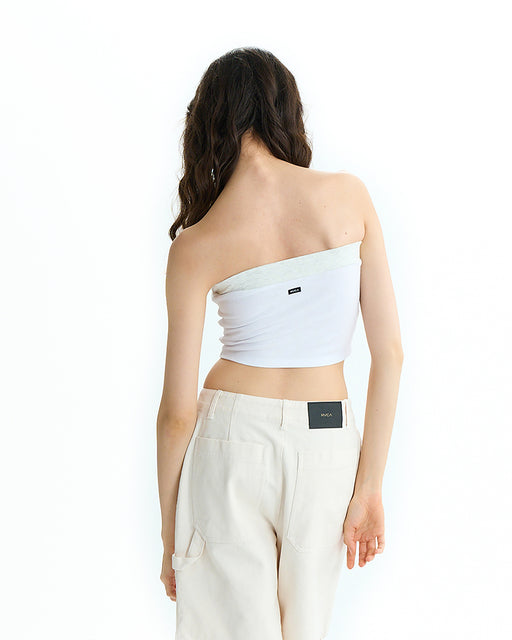 RVCA レディース MINI RVCA RIBBED TUBETOP タンクトップ 【2025年夏モデル】 WHT / L