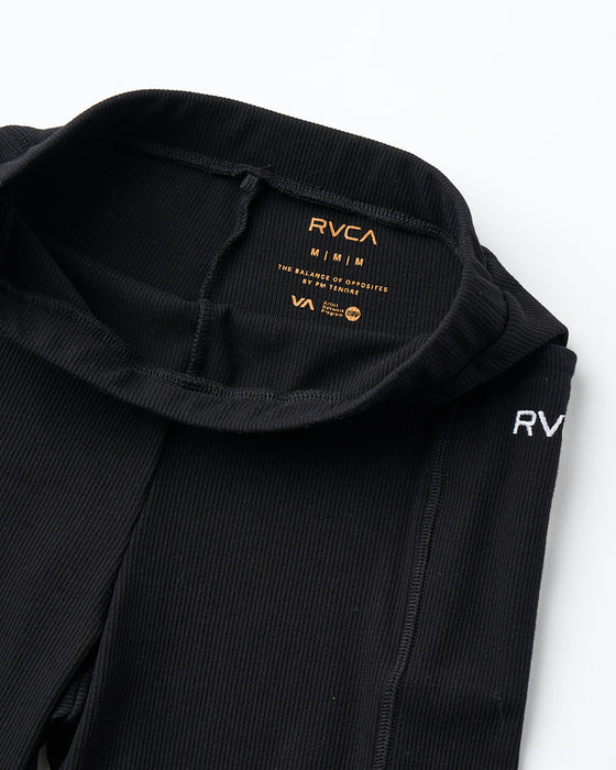 RVCA レディース RIBBED BIKE SHORTS ショートパンツ 【2025年夏モデル】 BLK / L