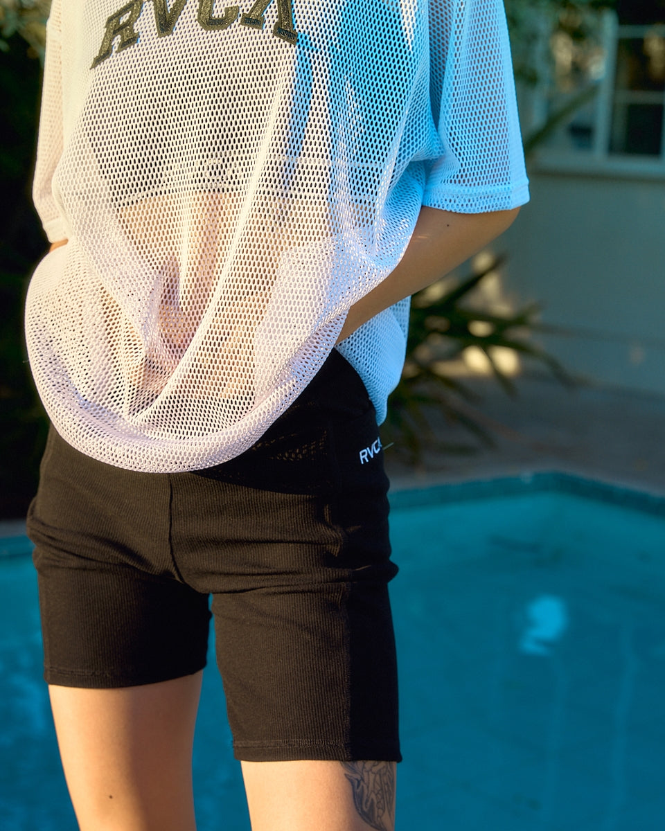 OUTLET】RVCA レディース RIBBED BIKE SHORTS ショートパンツ 【2025年