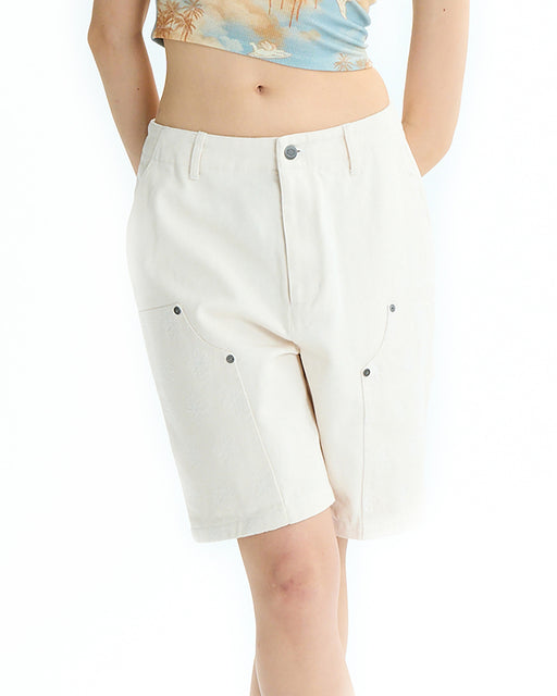 RVCA レディース MID RISE BERMUDA PANTS ショートパンツ 【2025年夏モデル】 GRW / L