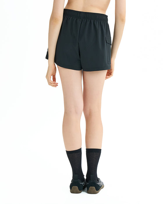 RVCA レディース CARGO BOARD SHORT ショートパンツ 【2025年夏モデル】 BLK / L