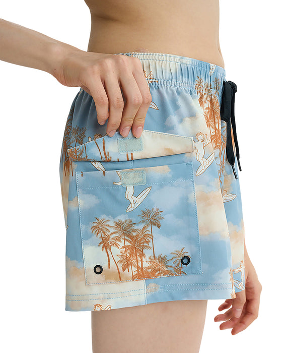RVCA レディース CARGO BOARD SHORT ショートパンツ 【2025年夏モデル】 SKY / L