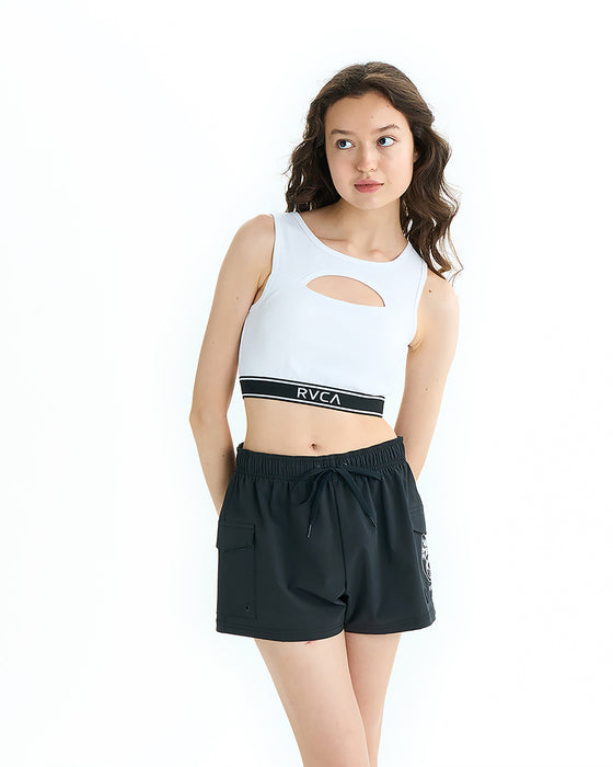 RVCA レディース RIBBED BRATOP ブラトップ 【2025年夏モデル】 WHT / L