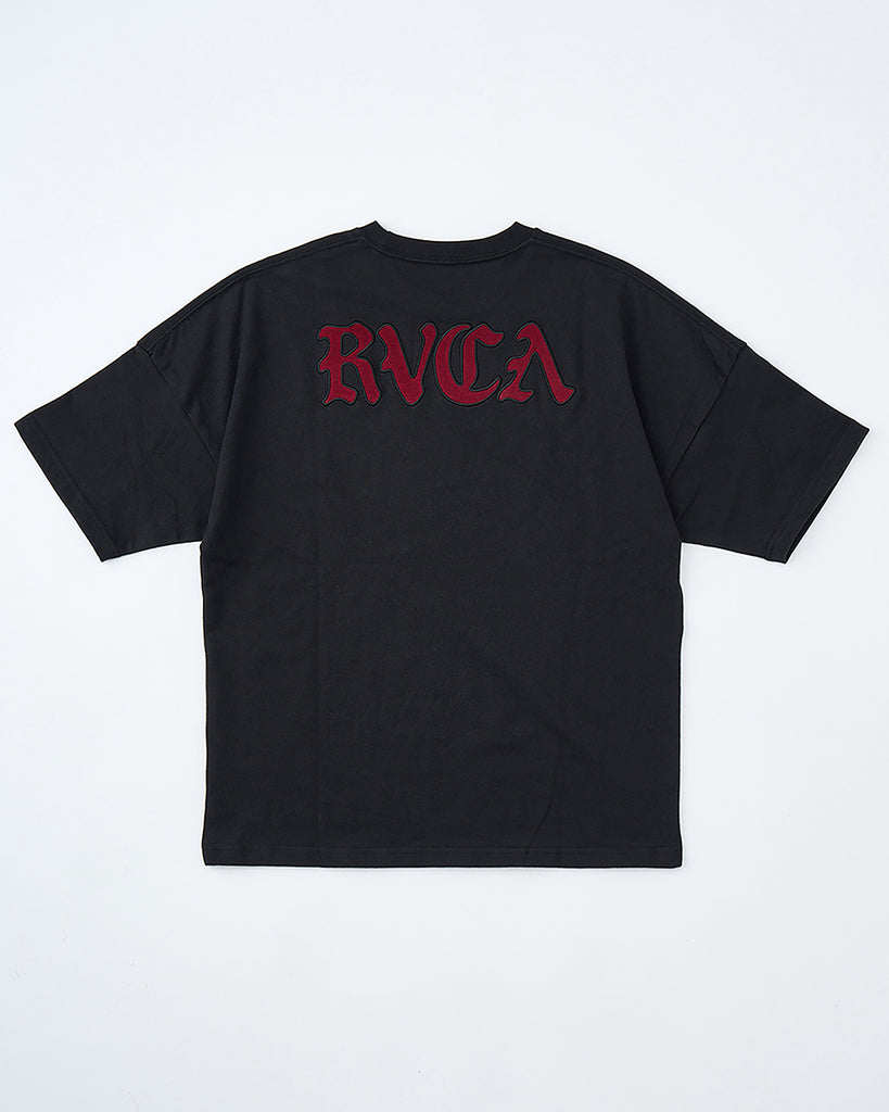 AD2020 20AW ギャザーチュールベルトTシャツ 黒 タイチ公式通販】RSU127 RIDING RACER CAT OVER SIZE T-SHIRT