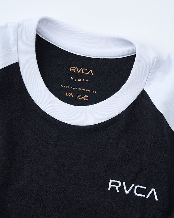 【OUTLET】RVCA レディース SUVENIER CROPPED RAGLAN ST Tシャツ 【2025年夏モデル】