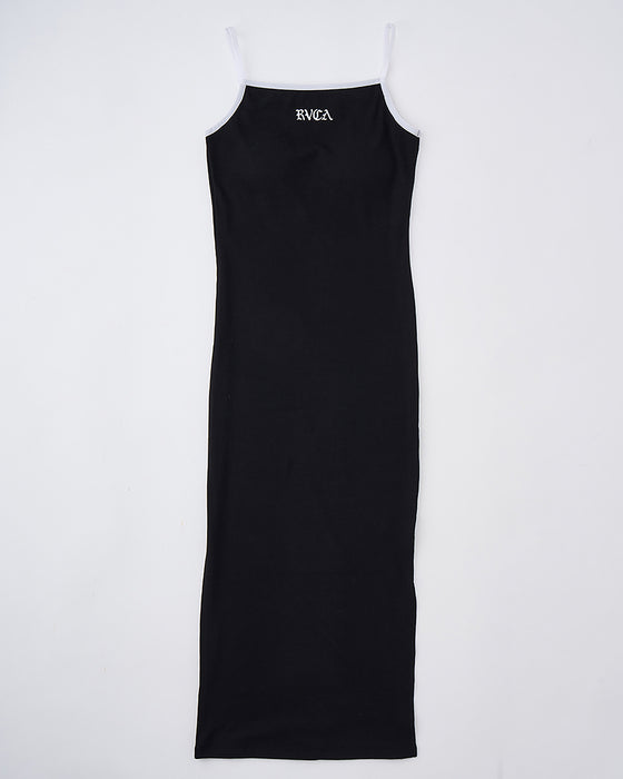 【OUTLET】RVCA レディース OLD ENGLISH TANK DRESS ワンピース 【2025年夏モデル】