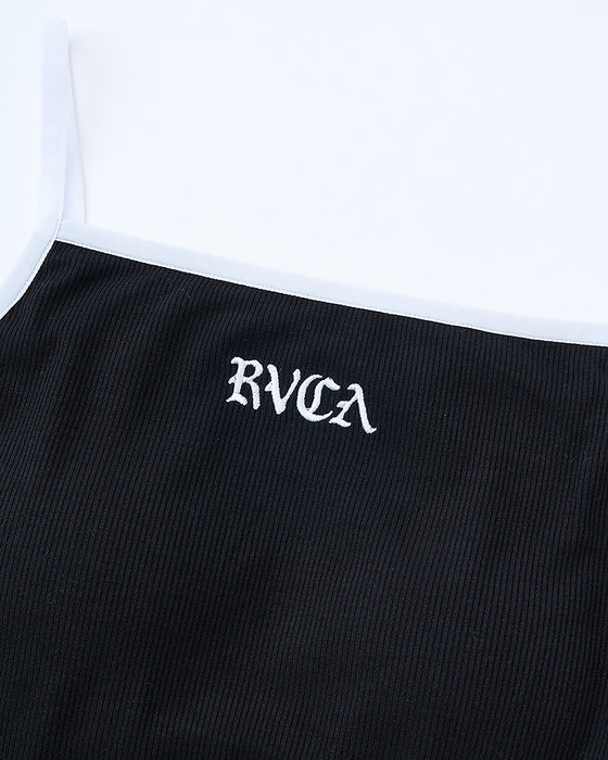 【OUTLET】RVCA レディース OLD ENGLISH TANK DRESS ワンピース 【2025年夏モデル】