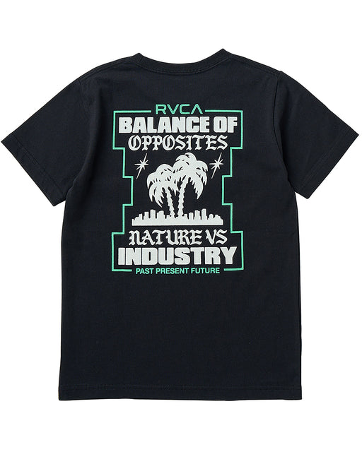 RVCA キッズ AFTER HOUR SS Tシャツ 【2025年夏モデル】 BLK / 160