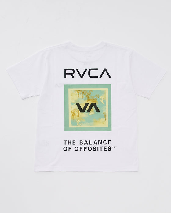 【OUTLET】RVCA キッズ BOX SS KIDS Tシャツ 【2025年夏モデル】