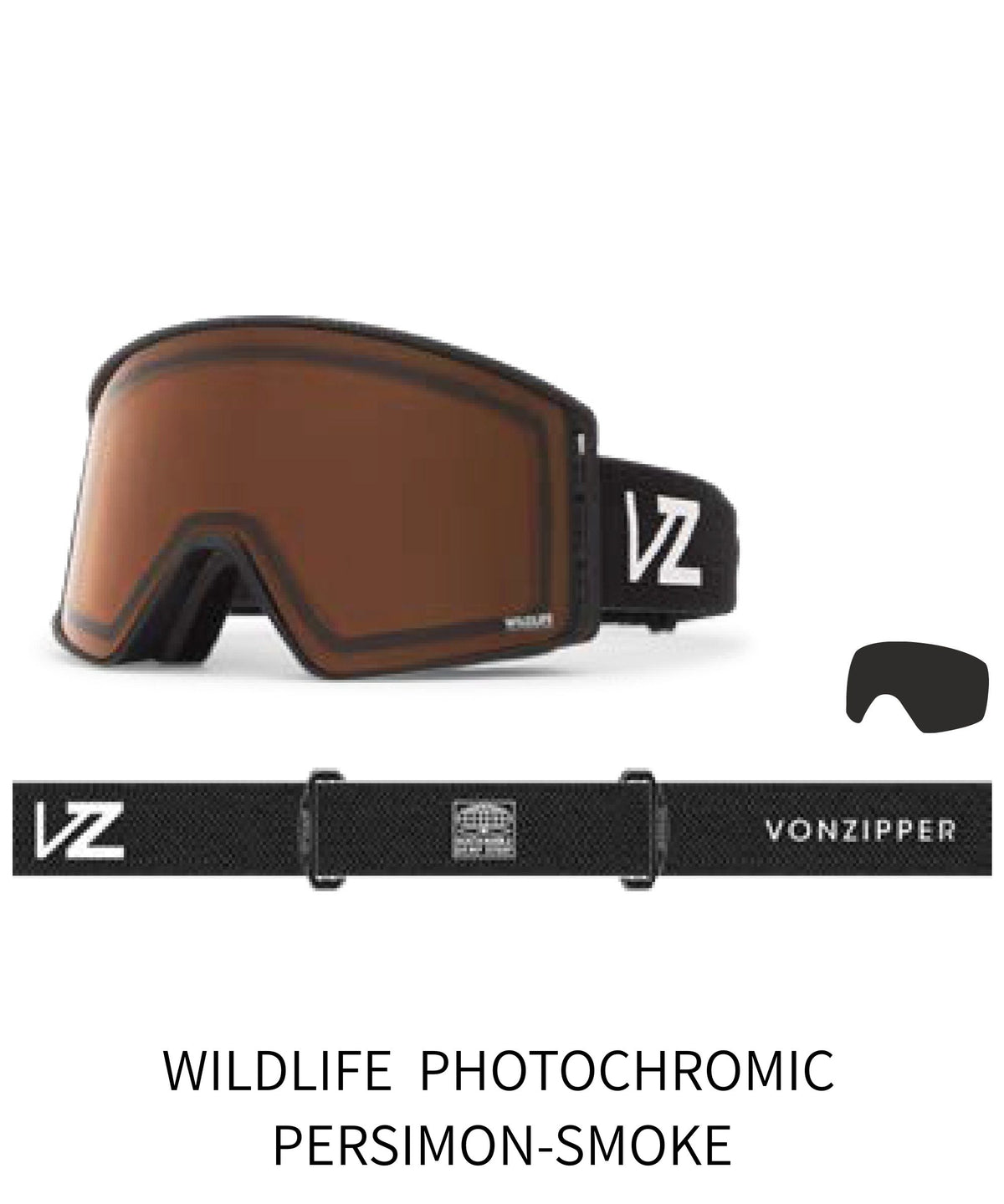 OUTLET】VONZIPPER メンズ MACH XL 【調光レンズ】スノーゴーグル 【25