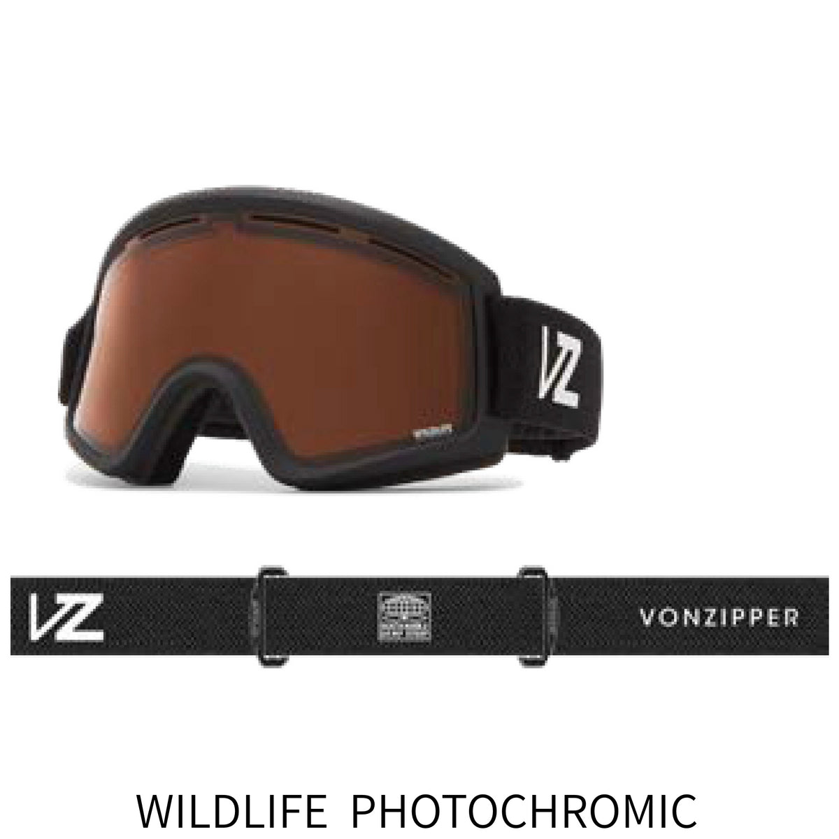 VONZIPPER CLEAVER ゴーグル ブラックサテン VONZIPPER CLEAVER ゴーグル ブラックサテン