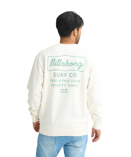 BILLABONG メンズ SIGN トレーナー 【2026年春夏モデル】 CRM / XL