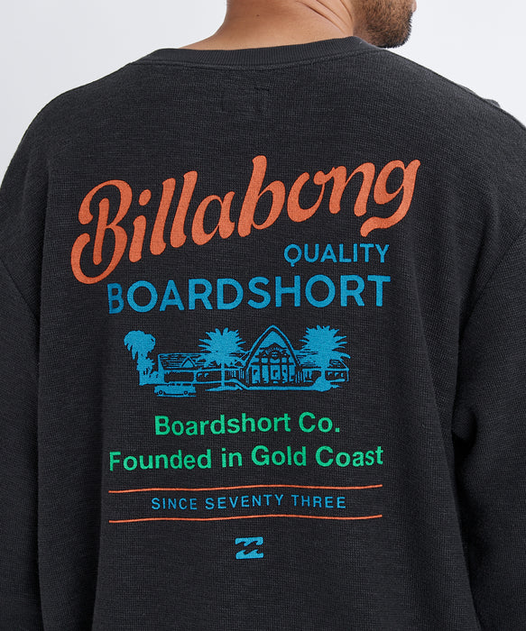 BILLABONG メンズ BURLEIGH STORE トレーナー 【2026年春夏モデル】 BLK / XL