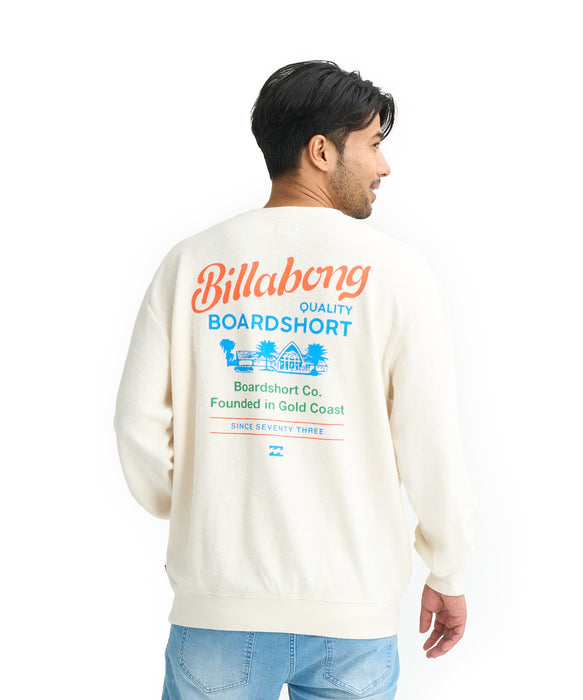 BILLABONG メンズ BURLEIGH STORE トレーナー 【2026年春夏モデル】 CRM / XL