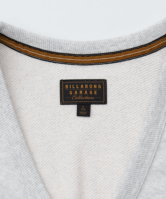 BILLABONG メンズ CUT CARDIGAN スウェットジャケット 【2026年春夏モデル】 GRH / L